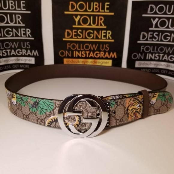 gucci bengal tiger belt